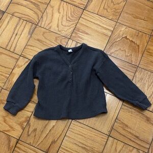 Old Navy Kids Charcoal Long Sleeve Sweater